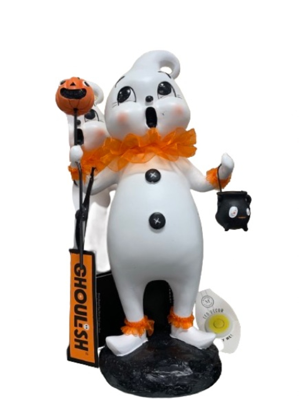 NWT. GHOULISH White Ghost Figurine
